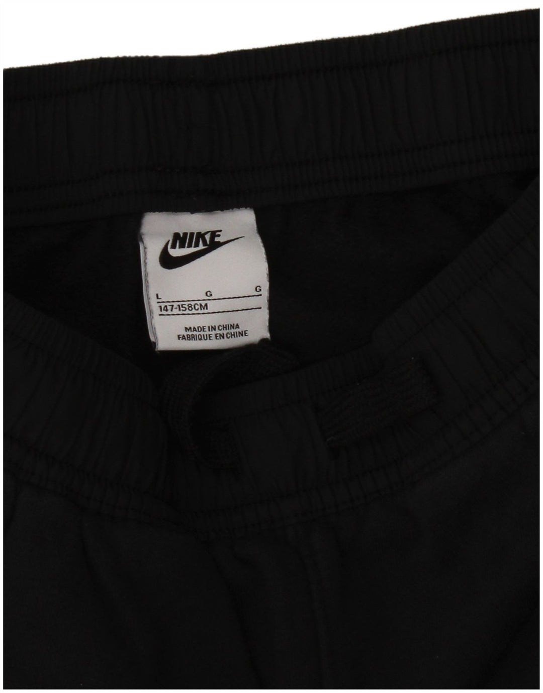 Pantaloni della tuta da ragazzo Nike Joggers 12-13 anni grandi in cotone nero