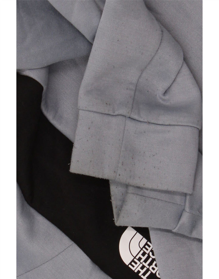 Maglione con cappuccio e zip grafica per ragazzi THE NORTH FACE 14-15 anni XL Grigio