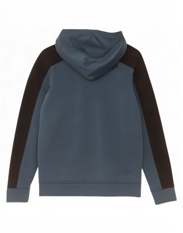 Felpa con cappuccio e zip per ragazzi The North Face 14-15 anni XL Blu Colourblock
