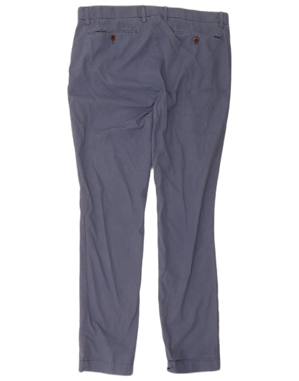Pantaloni chino slim fit da uomo Polo Ralph Lauren W36 L34 cotone blu