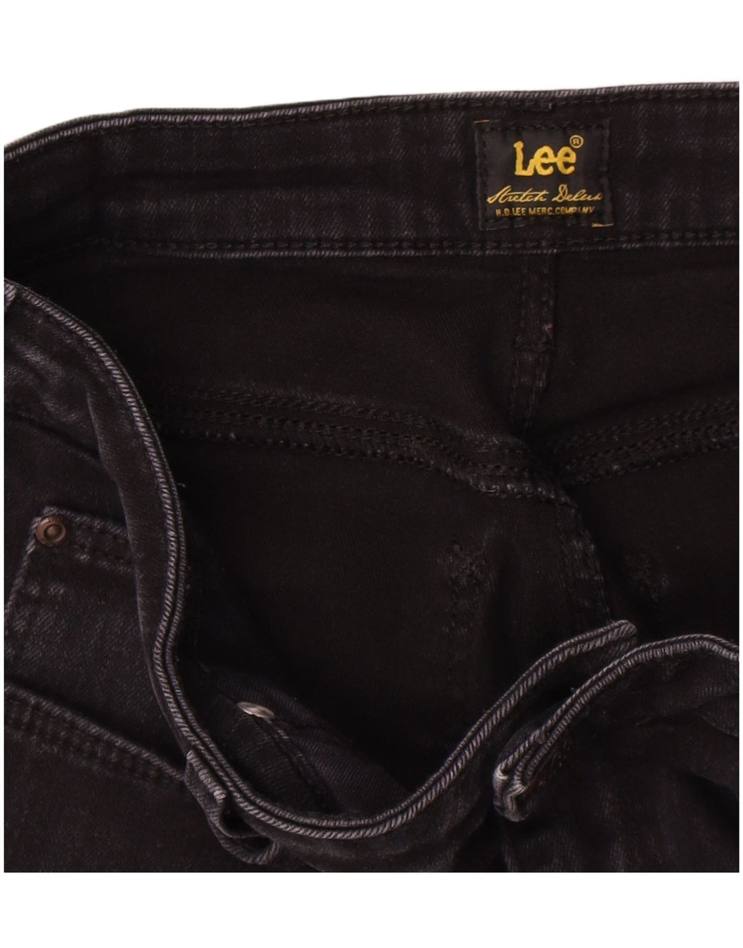 Jeans dritti da donna Lee W30 L29 neri
