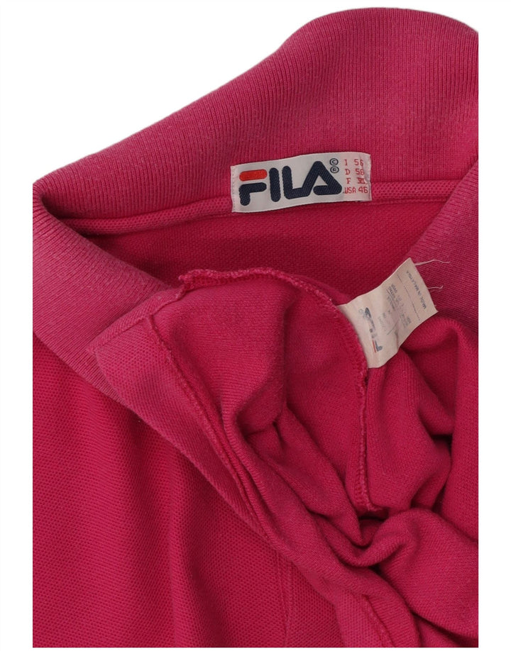 Polo Uomo Fila IT 56 XL Cotone Rosa
