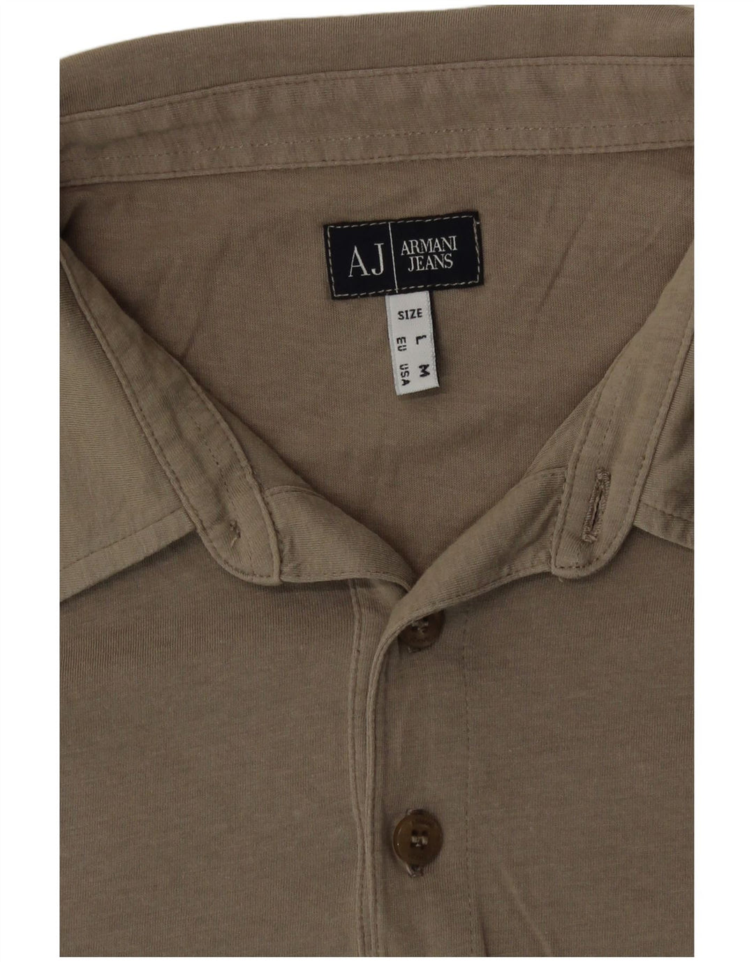 Polo Armani Uomo Marrone Medio