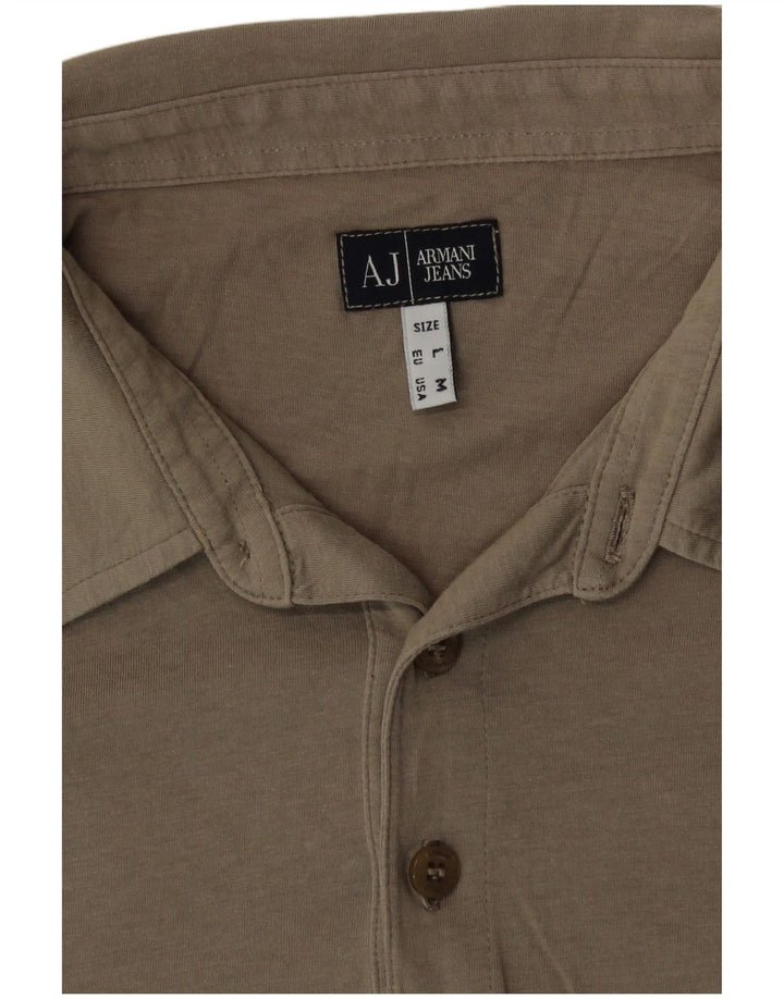Polo Armani Uomo Marrone Medio