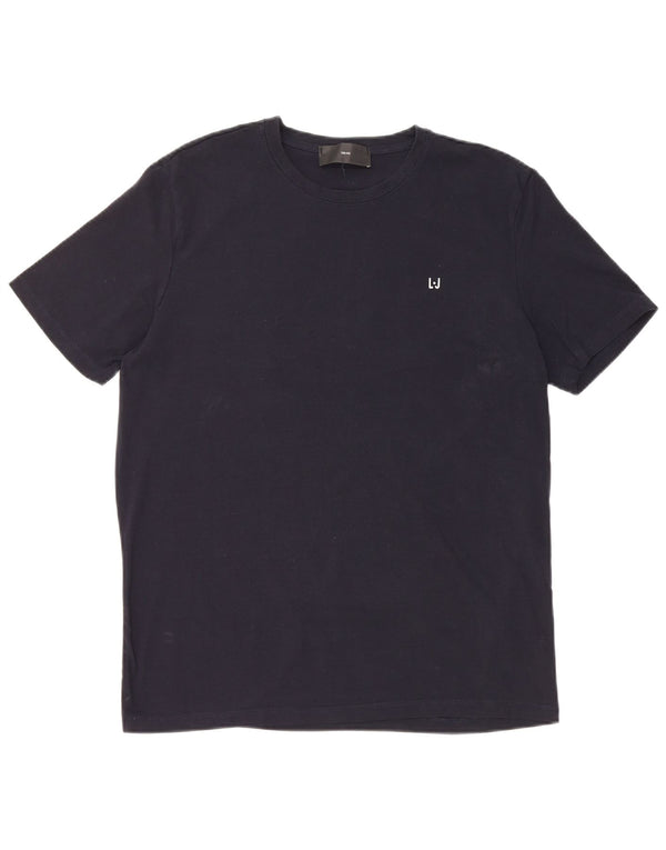 Liu Jo T-shirt Uomo Top Media Blu Navy in Cotone