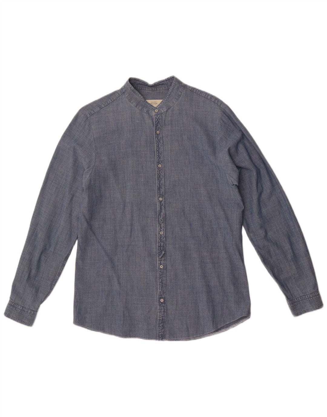 Camicia di jeans da uomo Mauro Grifoni taglia 42 16 1/2 grande blu