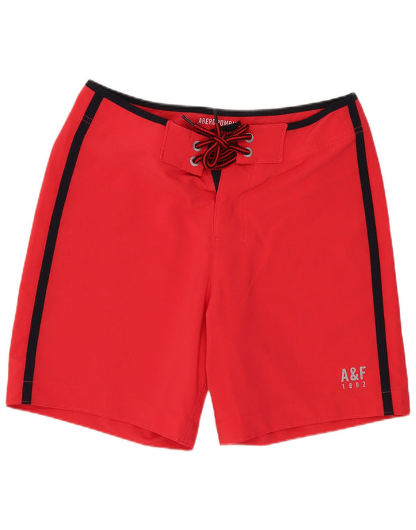 Pantaloncini da bagno da uomo Abercrombie & Fitch piccoli in poliestere rosa