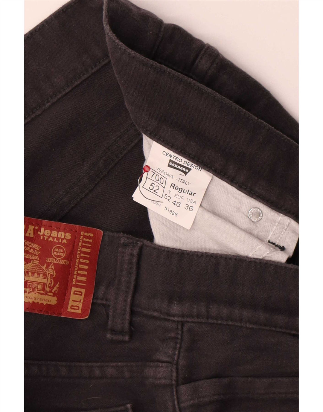 Pantaloni casual regolari da uomo Carrera 700 W36 L32 cotone grigio