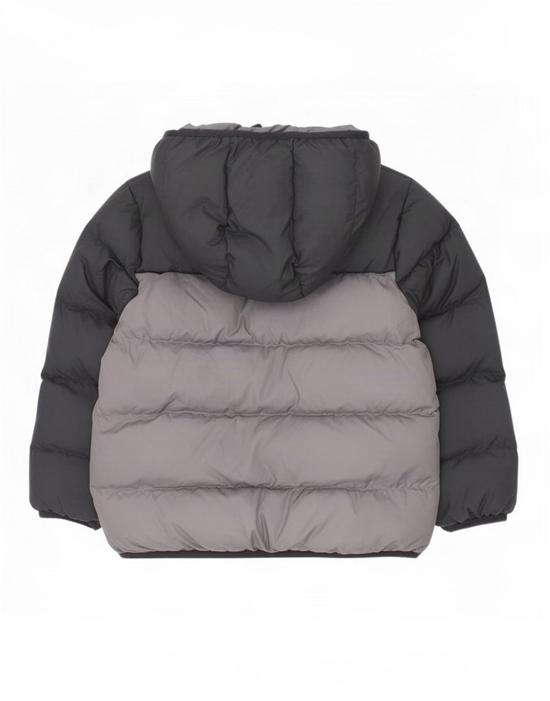 Giacca imbottita con cappuccio Adidas da ragazzo 6-7 anni in poliestere color block nero