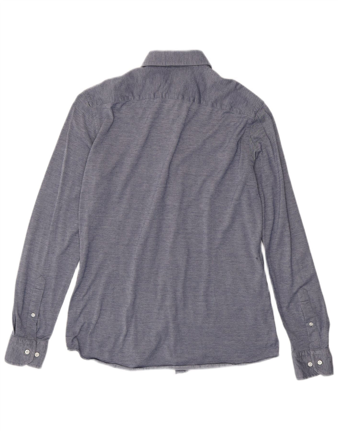 Camicia slim fit sartoriale da uomo Hugo Boss taglia 40 15 3/4 cotone blu medio