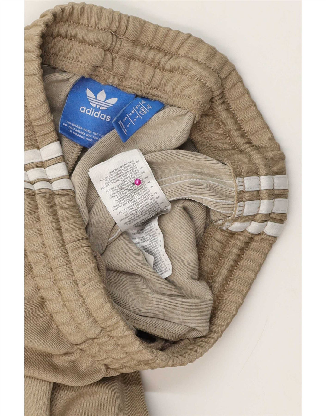 Pantaloni da tuta da uomo Adidas Joggers piccoli in poliestere kaki