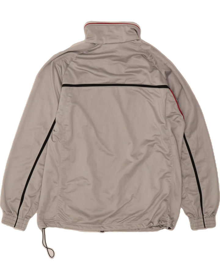 DIADORA Mens Tracksuit Top Jacket UK 40 Medium Grey Polyester Vintage Diadora and Second-Hand Diadora from Messina Hembry 