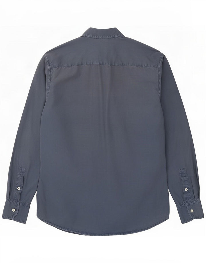 Napapijri Camicia da uomo grande in cotone blu