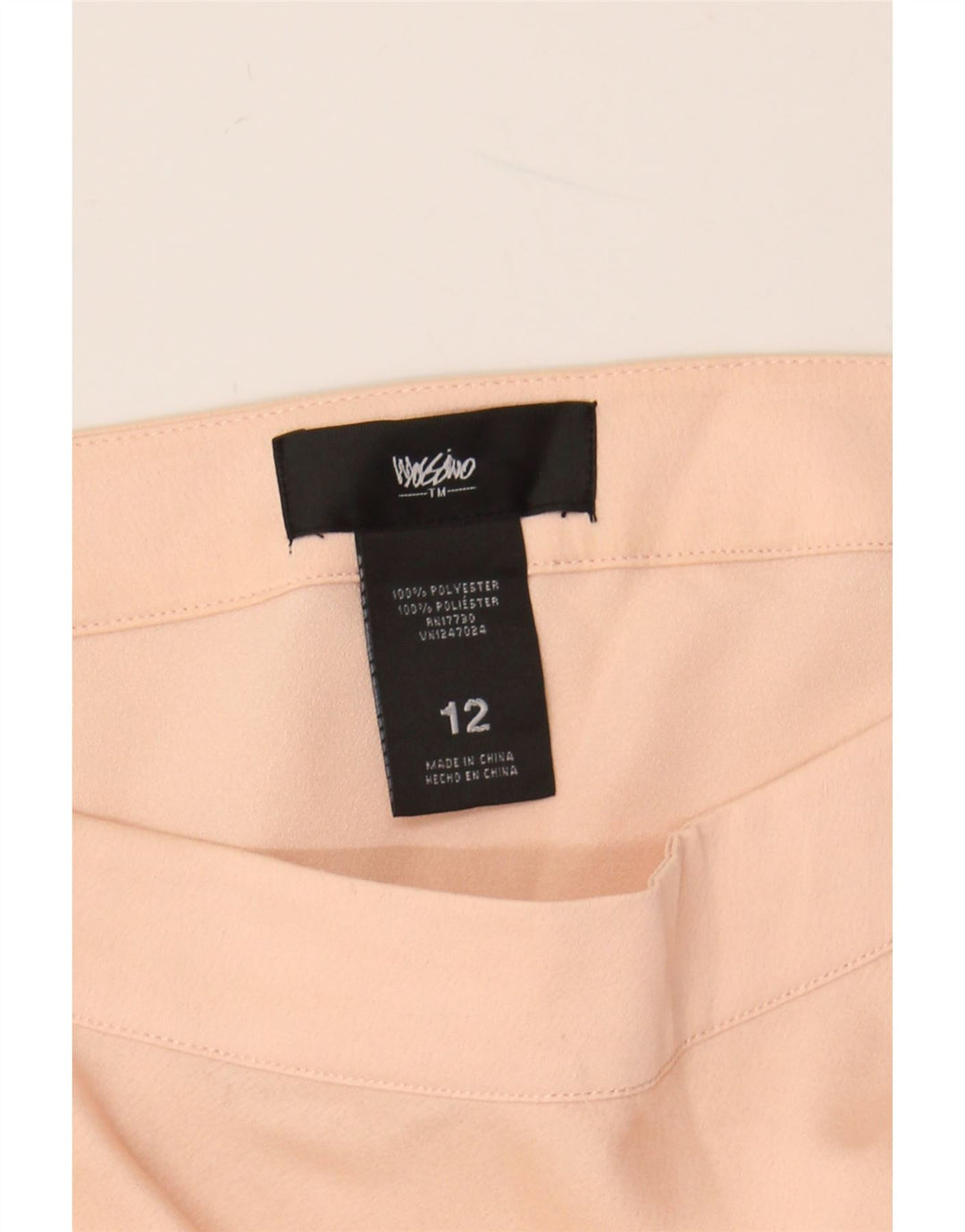 MOSSIMO Womens High Waist Asymmetrical Skirt US 12 Large W32  Pink