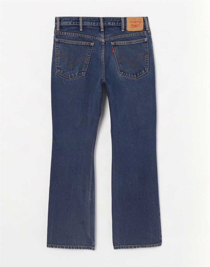 Levi's Uomo 517 Jeans Bootcut W32 L30 Cotone Blu