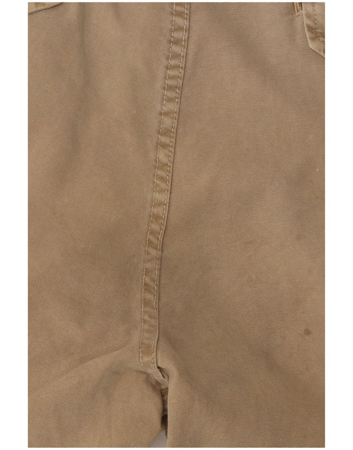 Pantaloncini cargo vintage da uomo IT 52 XL W36 in cotone beige