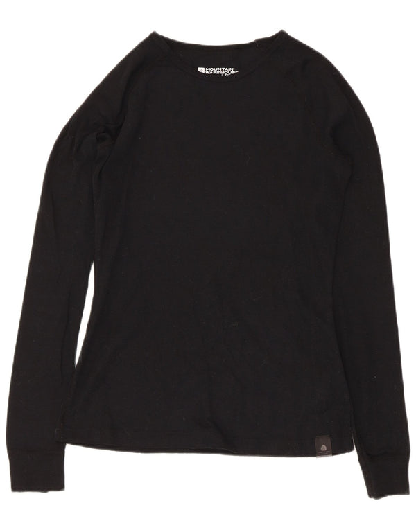 Top da donna a maniche lunghe Mountain Warehouse UK 8 Small Lana nera