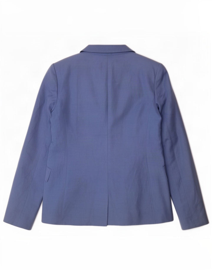 Giacca blazer da donna a 2 bottoni Hobbs UK 12 Lino blu medio