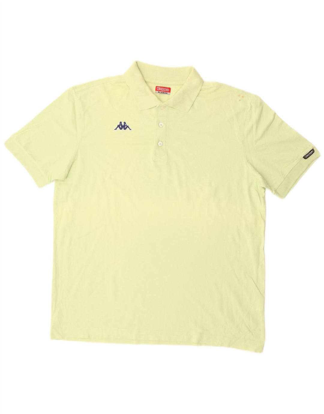 Polo Kappa Uomo XL Cotone Giallo