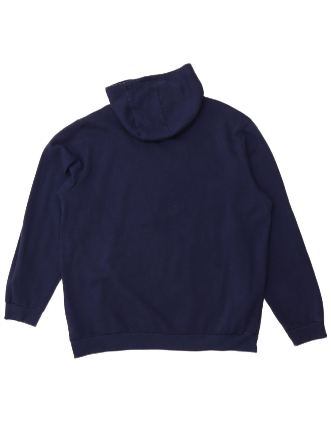 Felpa con cappuccio da uomo ADIDAS XL in cotone blu navy