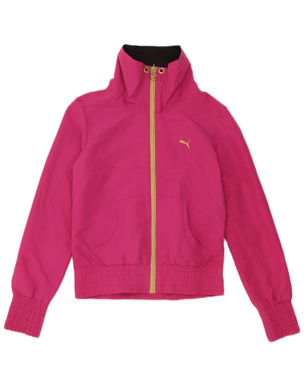 Giacca da tuta da donna Puma UK 10 Small Rosa Poliestere