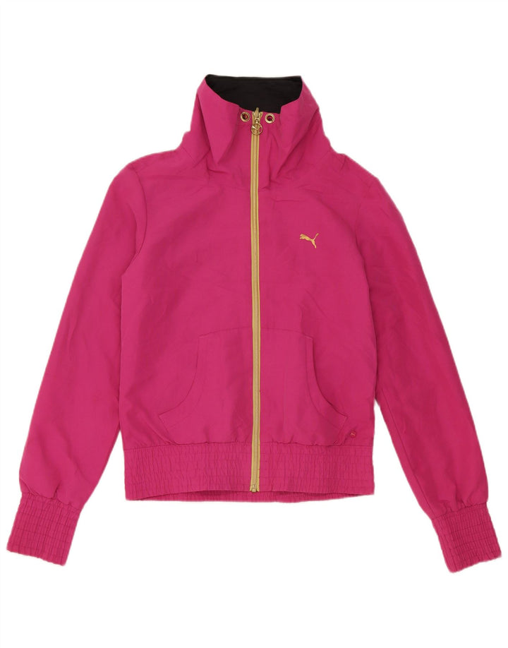 Giacca da tuta da donna Puma UK 10 Small Rosa Poliestere