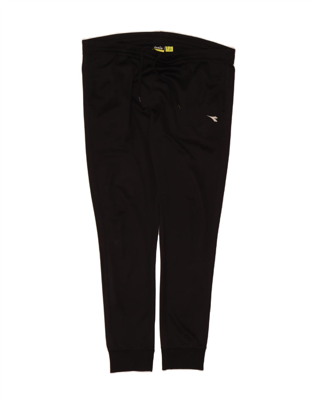 DIADORA Mens Tracksuit Trousers Joggers Large  Black Polyester Vintage Diadora and Second-Hand Diadora from Messina Hembry 