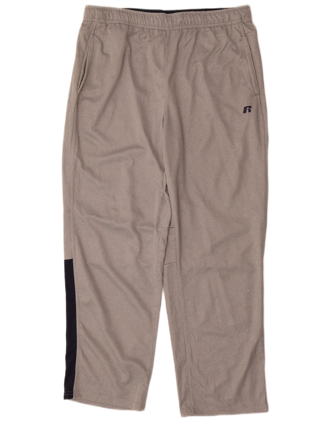 Pantaloni da tuta da uomo RUSSELL ATHLETIC grandi in poliestere color block grigio