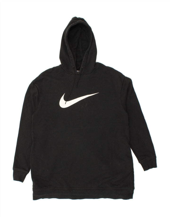 NIKE Mens Graphic Hoodie Jumper Small Black Cotton Vintage Nike and Second-Hand Nike from Messina Hembry 