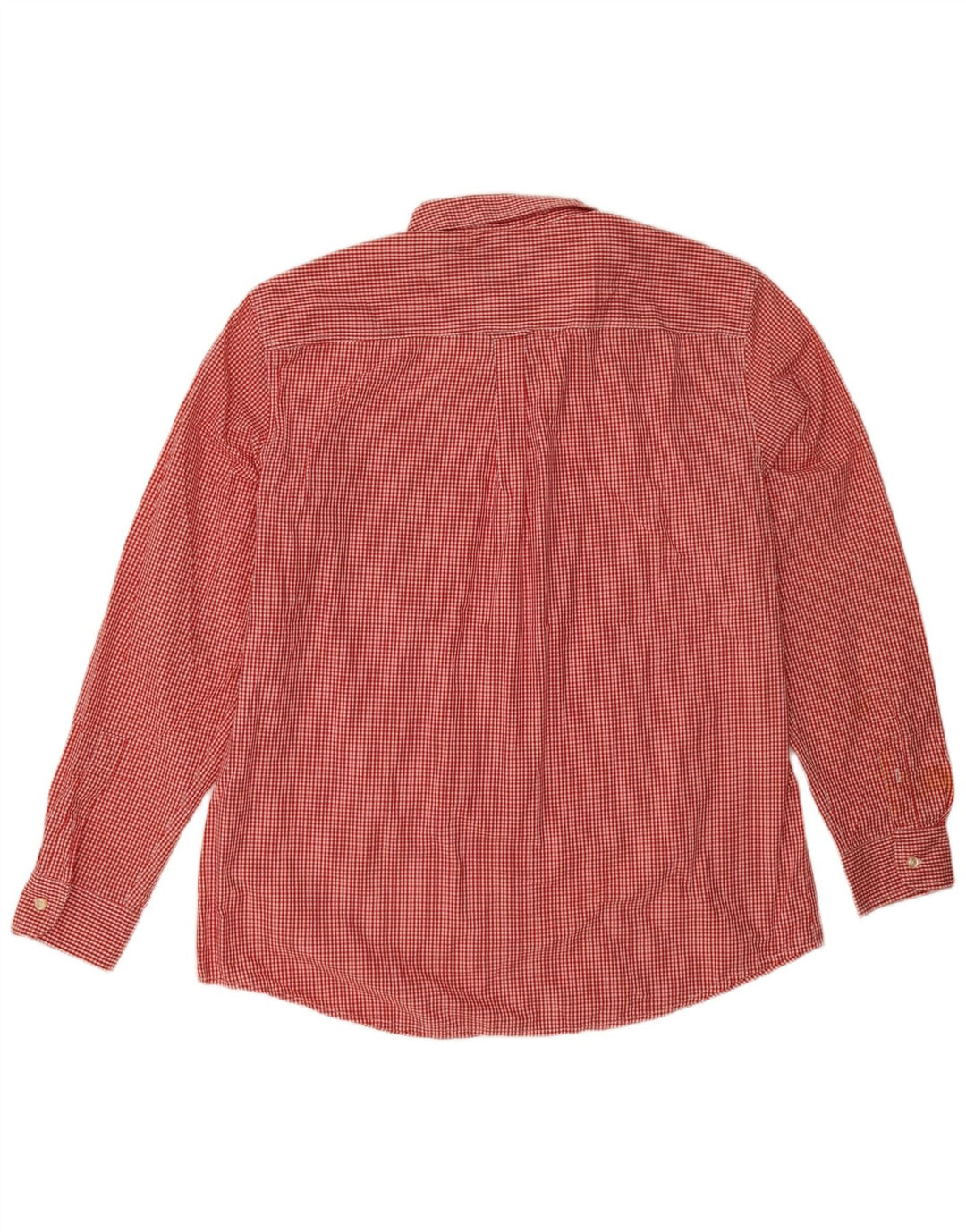 Camicia Chaps da uomo Easy Care XL in cotone a quadretti rosso