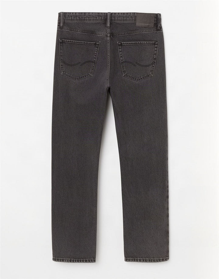 Jeans dritti da uomo Jack & Jones W32 L32 cotone grigio