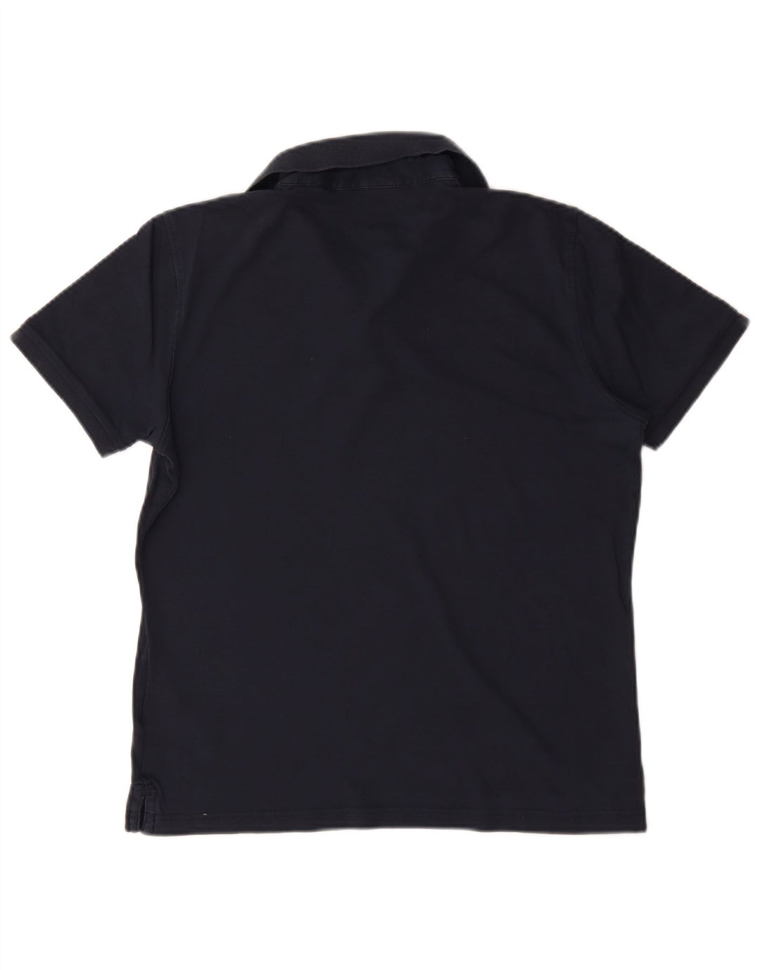 Polo da uomo Calvin Klein media cotone blu navy