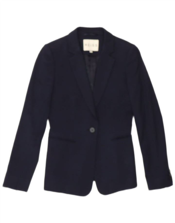 Giacca blazer da donna a 1 bottone REISS UK 6 XS blu navy