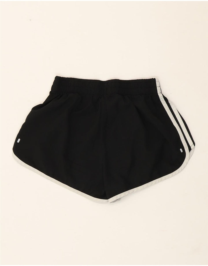Pantaloncini sportivi Adidas da donna UK 4 XS poliestere nero