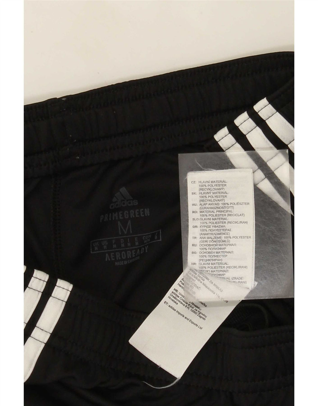 Pantaloncini sportivi Adidas Aeroready da uomo medio poliestere nero