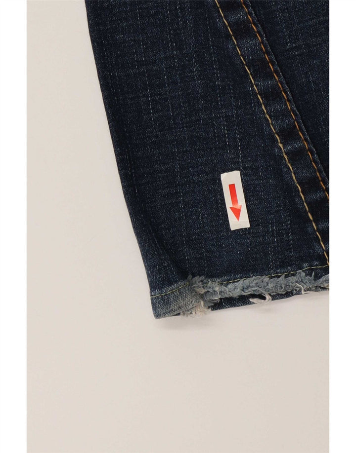 Jeans svasati a vita bassa da donna True Religion W25 L31 cotone blu