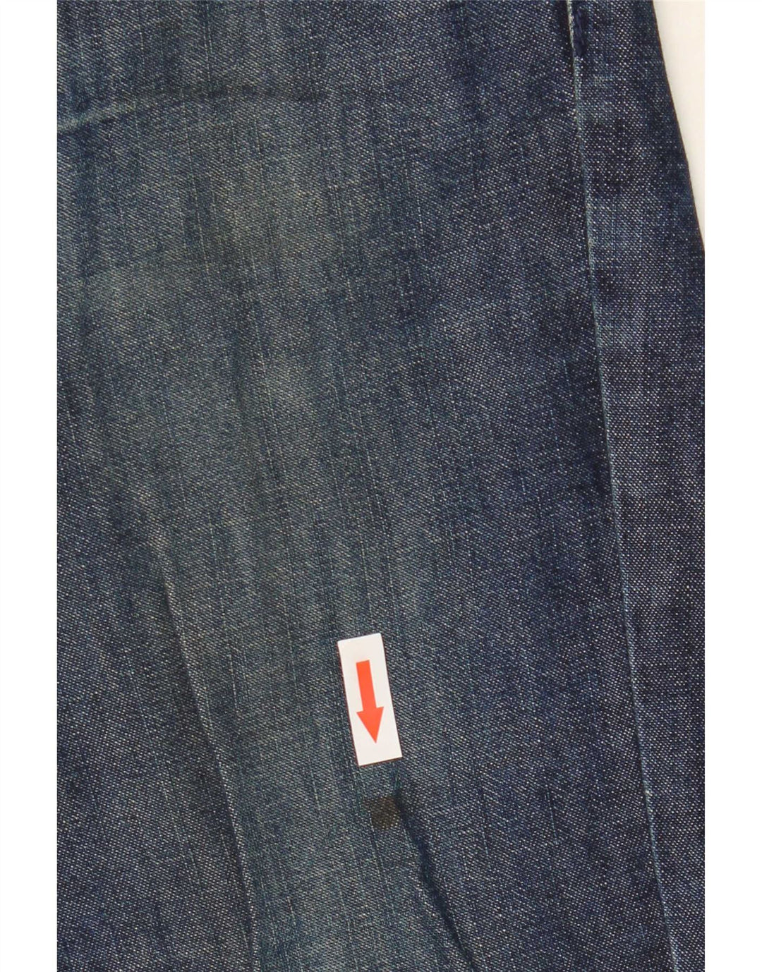 Jeans dritti da donna Armani W36 L26 cotone blu navy