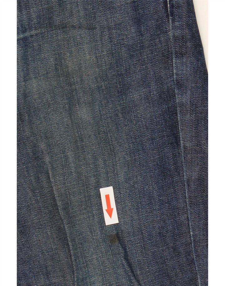 Jeans dritti da donna Armani W36 L26 cotone blu navy