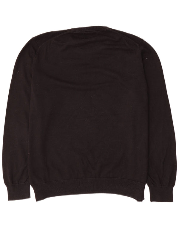 Maglione maglione girocollo da uomo Marks & Spencer 3XL cotone nero