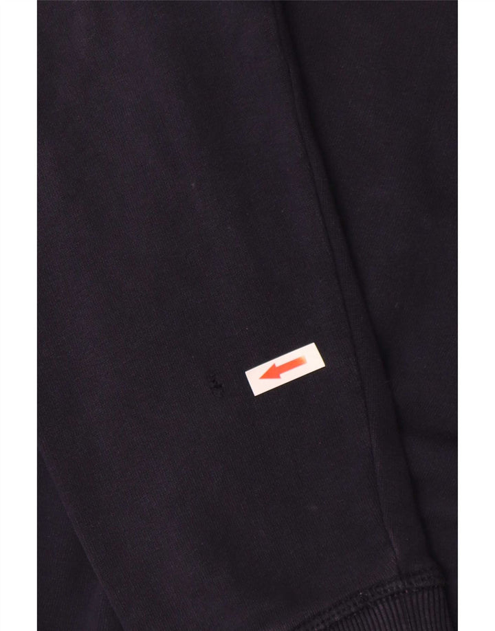 Felpa grafica da uomo Napapijri Maglione medio in cotone mimetico blu navy