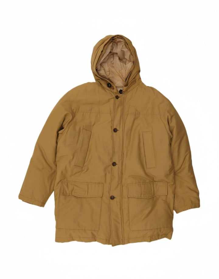 MARLBORO CLASSICS Mens Hooded Windbreaker Jacket UK 40 Large Beige