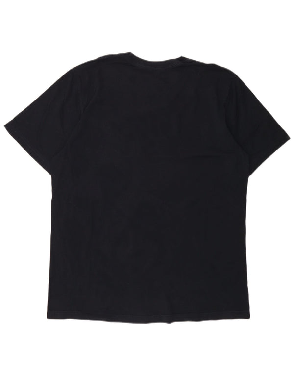 NIKE T-shirt grafica da uomo con vestibilità standard UK 46/48 XL Blu navy