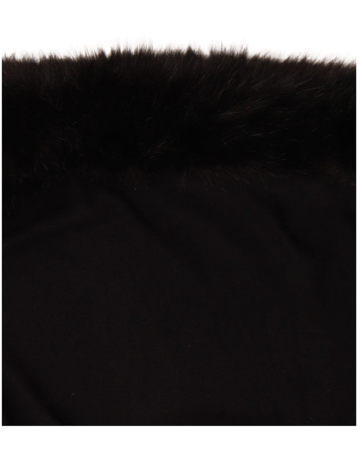 Cappotto poncho vintage da donna, taglia unica, nero