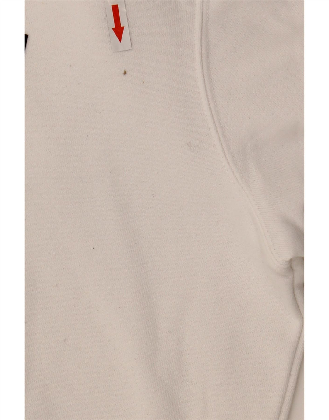 Felpa con cappuccio grafica da uomo G-Star, grande cotone bianco