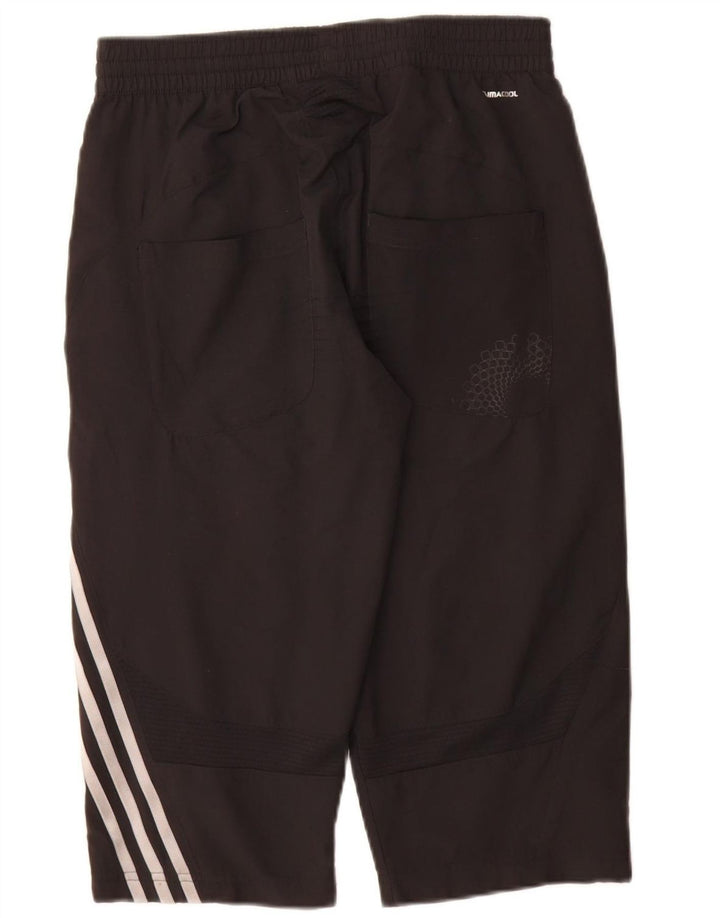 Pantaloni da tuta Adidas Climacool Capri da ragazzo 15-16 anni in poliestere nero