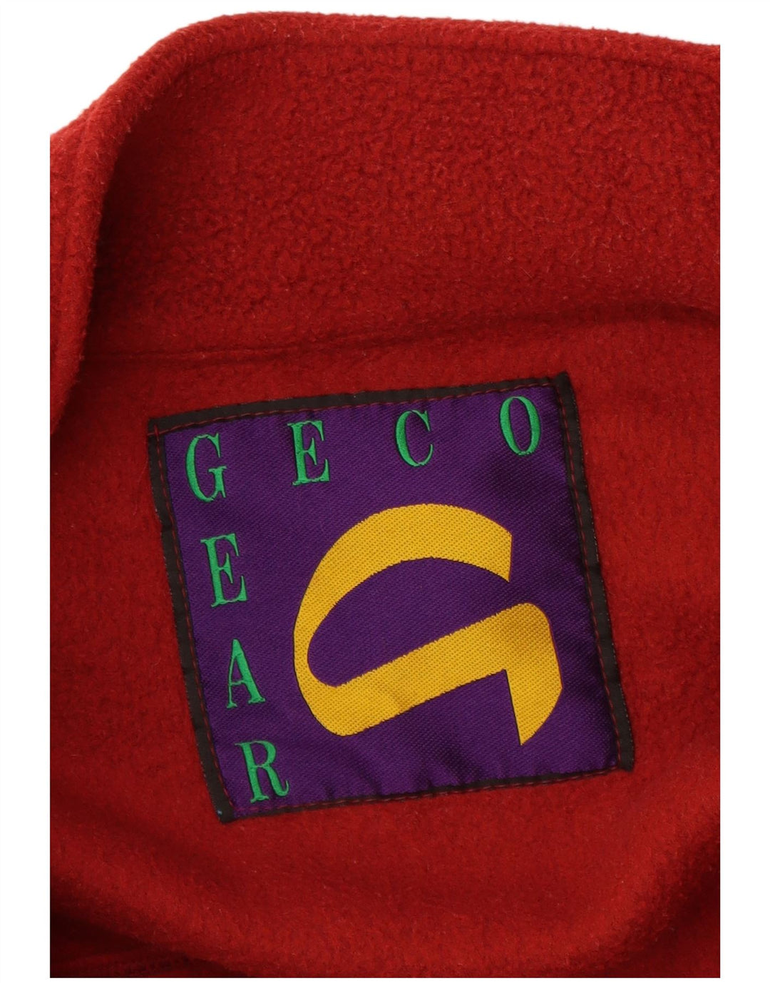 GEAR Giacca in pile da uomo UK 42 XL Rossa