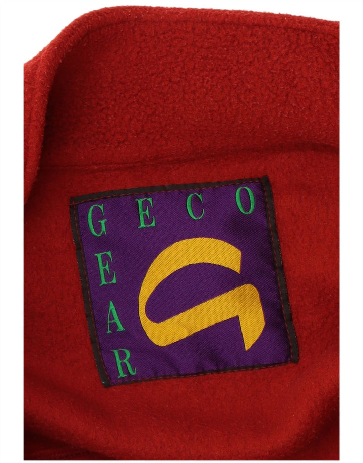 GEAR Giacca in pile da uomo UK 42 XL Rossa