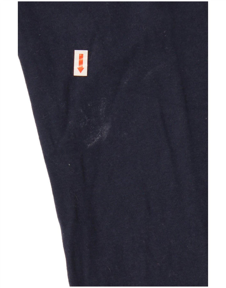 TOMMY HILFIGER Pantaloni da tuta da donna Joggers UK 14 Medio Blu Navy