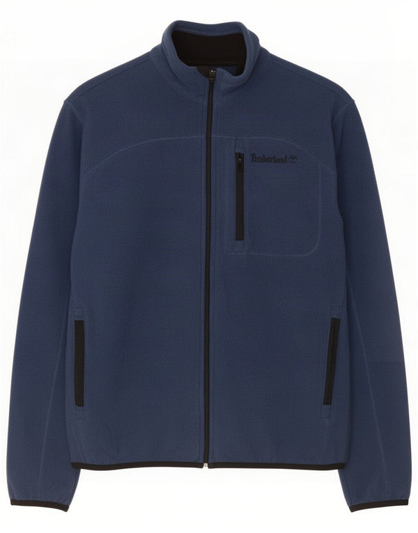 Giacca in pile da uomo Timberland UK 36 Small Blue Poliestere