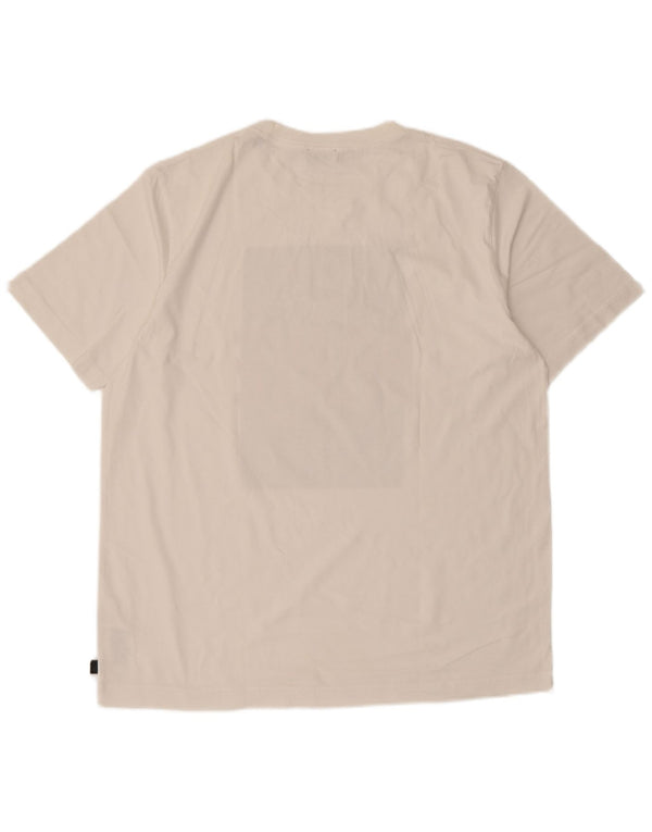 T-shirt grafica da uomo Diesel Top grande in cotone bianco